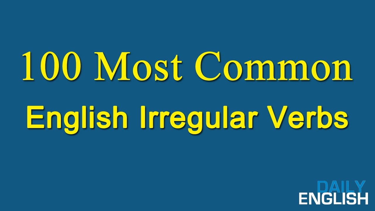500 most common english verbs